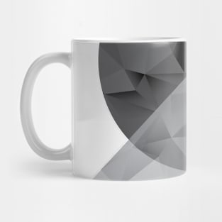 Grey Geometric Shapes Mug